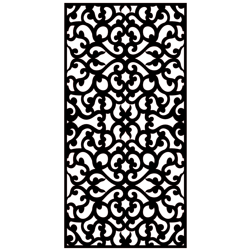 Revestimiento mural con panel ornamental geométrico moderno