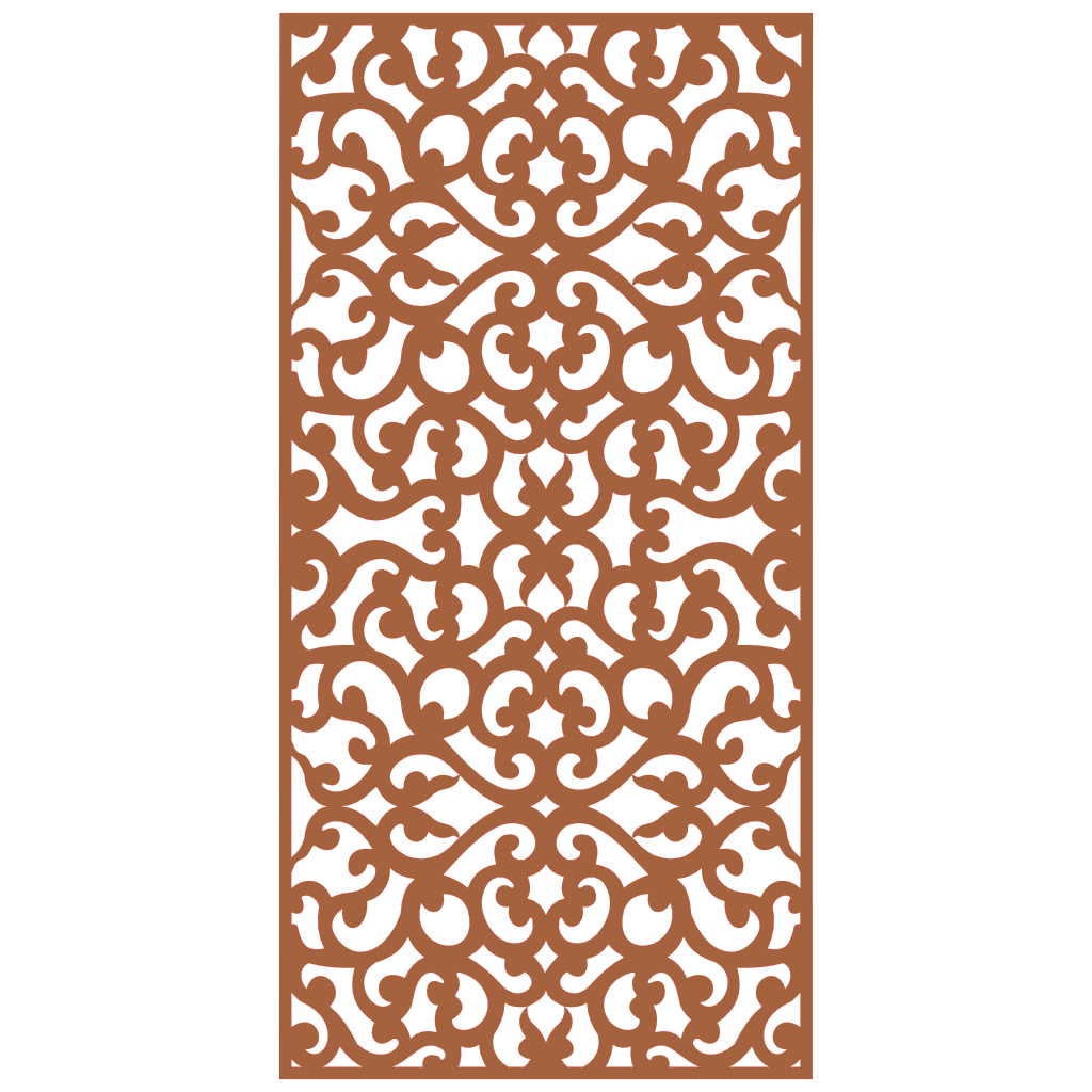 Revestimiento mural con panel ornamental geométrico moderno