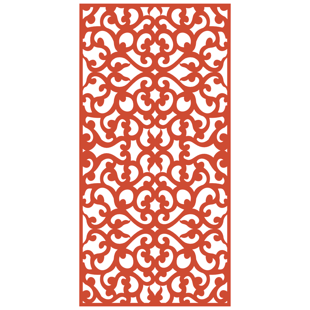 Revestimiento mural con panel ornamental geométrico moderno