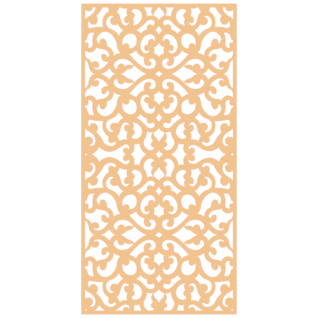 Revestimiento mural con panel ornamental geométrico moderno