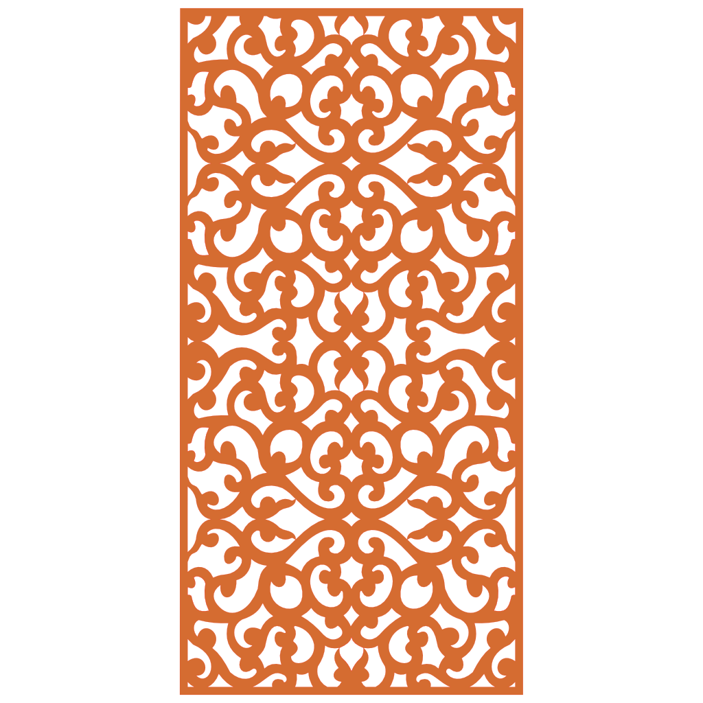 Revestimiento mural con panel ornamental geométrico moderno