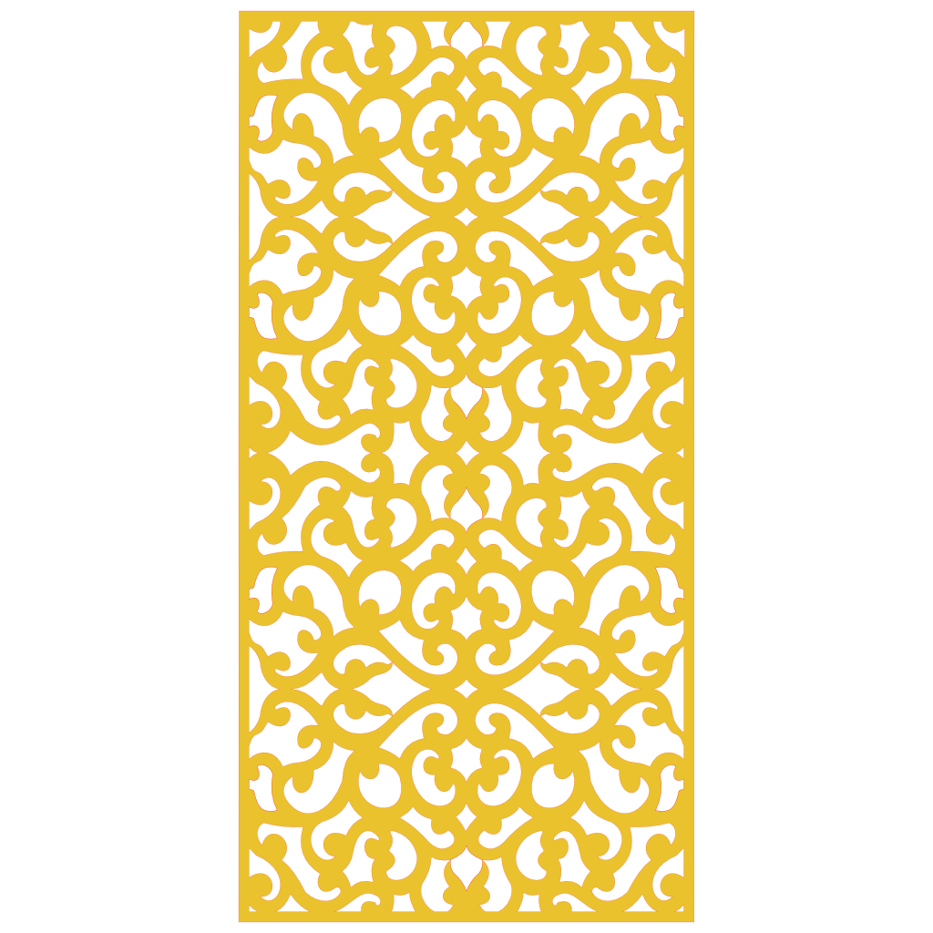 Revestimiento mural con panel ornamental geométrico moderno