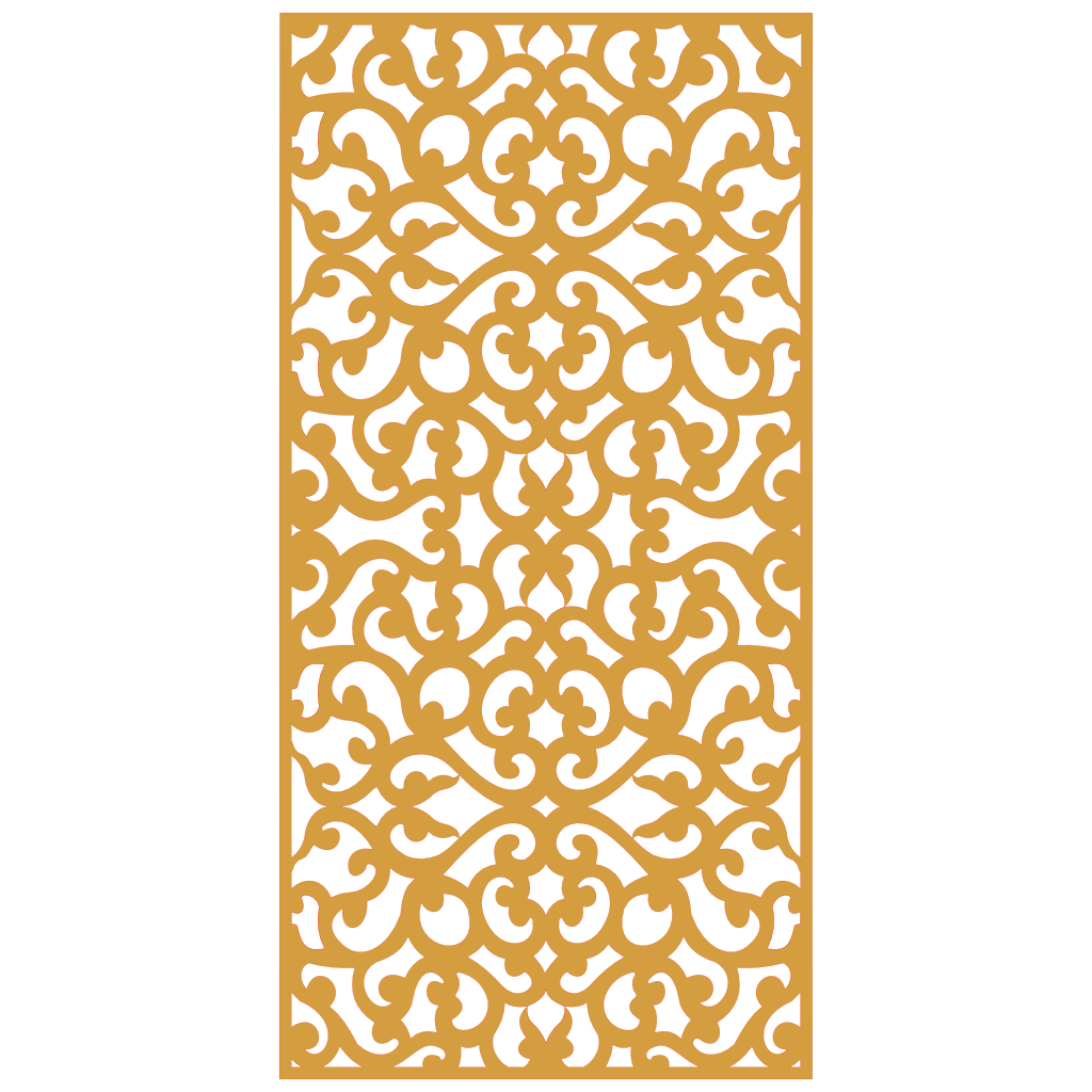 Revestimiento mural con panel ornamental geométrico moderno