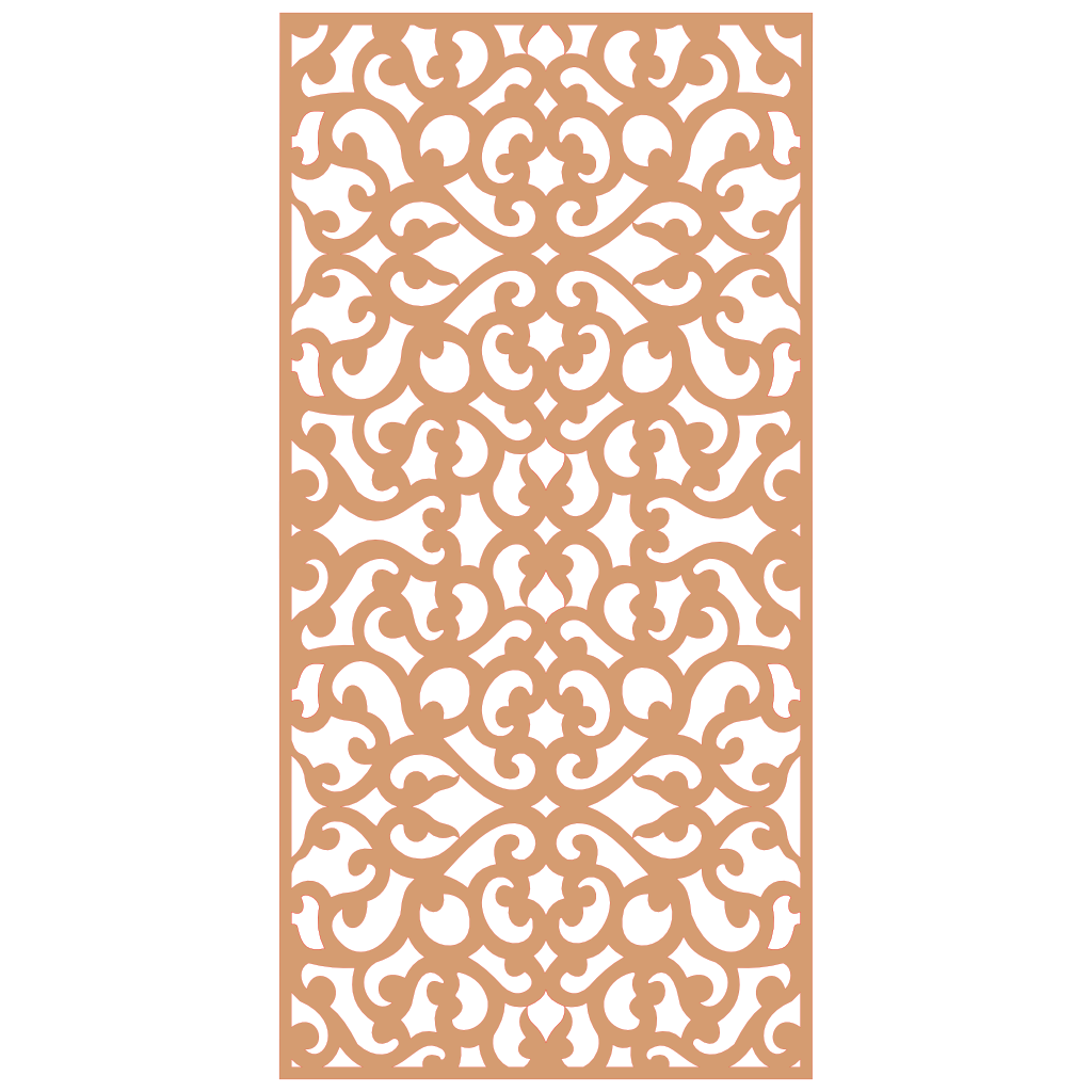 Revestimiento mural con panel ornamental geométrico moderno