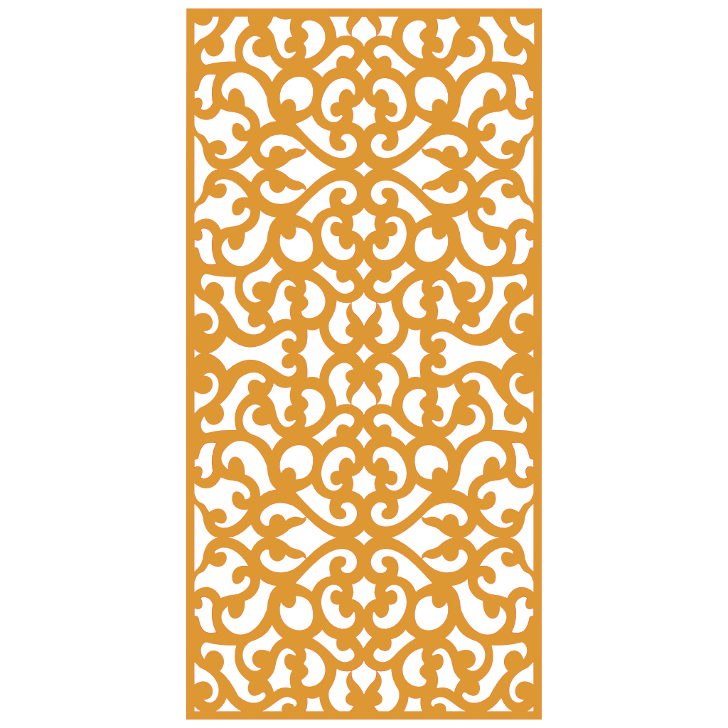 Revestimiento mural con panel ornamental geométrico moderno