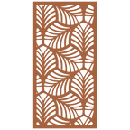 Panel decorativo floral modular para paredes interiores. Diseño elegante con hojas y flores, ideal para decoración moderna y natural.
