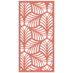 Panel decorativo floral modular para paredes interiores. Diseño elegante con hojas y flores, ideal para decoración moderna y natural.
