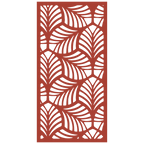 Panel decorativo floral modular para paredes interiores. Diseño elegante con hojas y flores, ideal para decoración moderna y natural.
