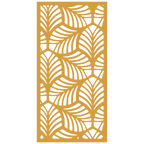 Panel decorativo floral modular para paredes interiores. Diseño elegante con hojas y flores, ideal para decoración moderna y natural.
