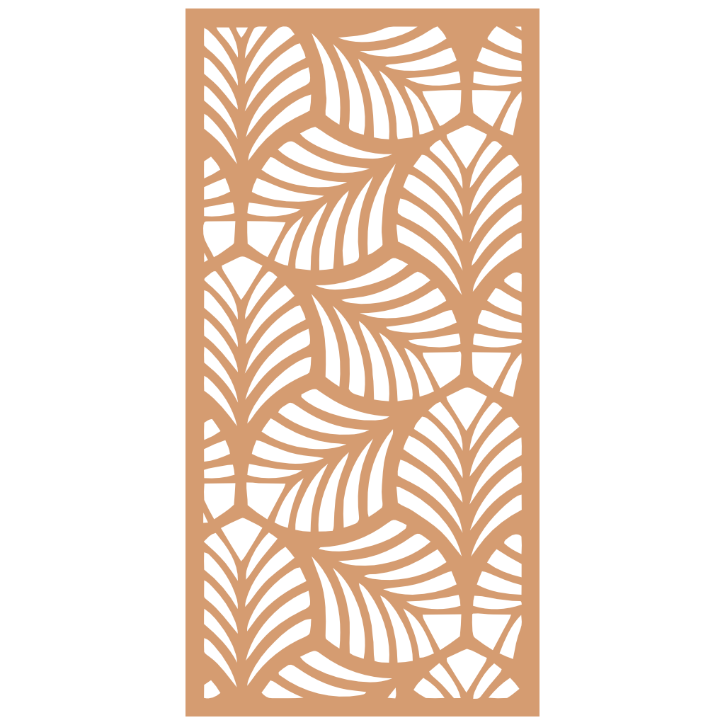 Panel decorativo floral modular para paredes interiores. Diseño elegante con hojas y flores, ideal para decoración moderna y natural.
