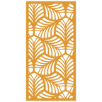 Panel decorativo floral modular para paredes interiores. Diseño elegante con hojas y flores, ideal para decoración moderna y natural.
