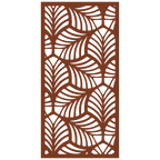 Panel decorativo floral modular para paredes interiores. Diseño elegante con hojas y flores, ideal para decoración moderna y natural.
