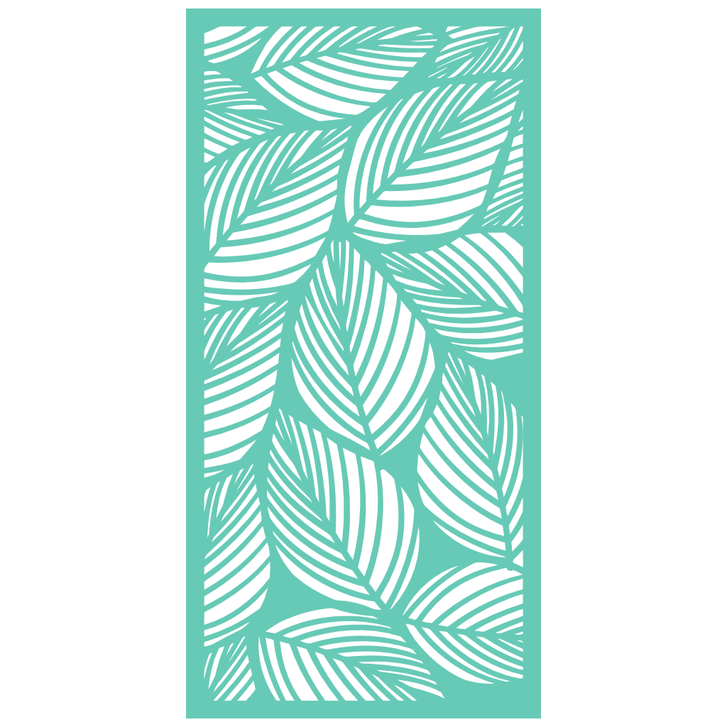 Panel decorativo floral modular para paredes interiores. Diseño elegante con hojas y flores, ideal para decoración moderna y natural.
