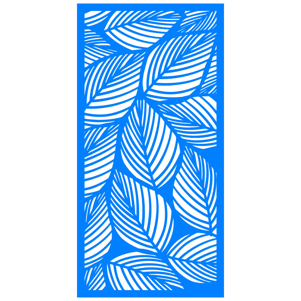 Panel decorativo floral modular para paredes interiores. Diseño elegante con hojas y flores, ideal para decoración moderna y natural.
