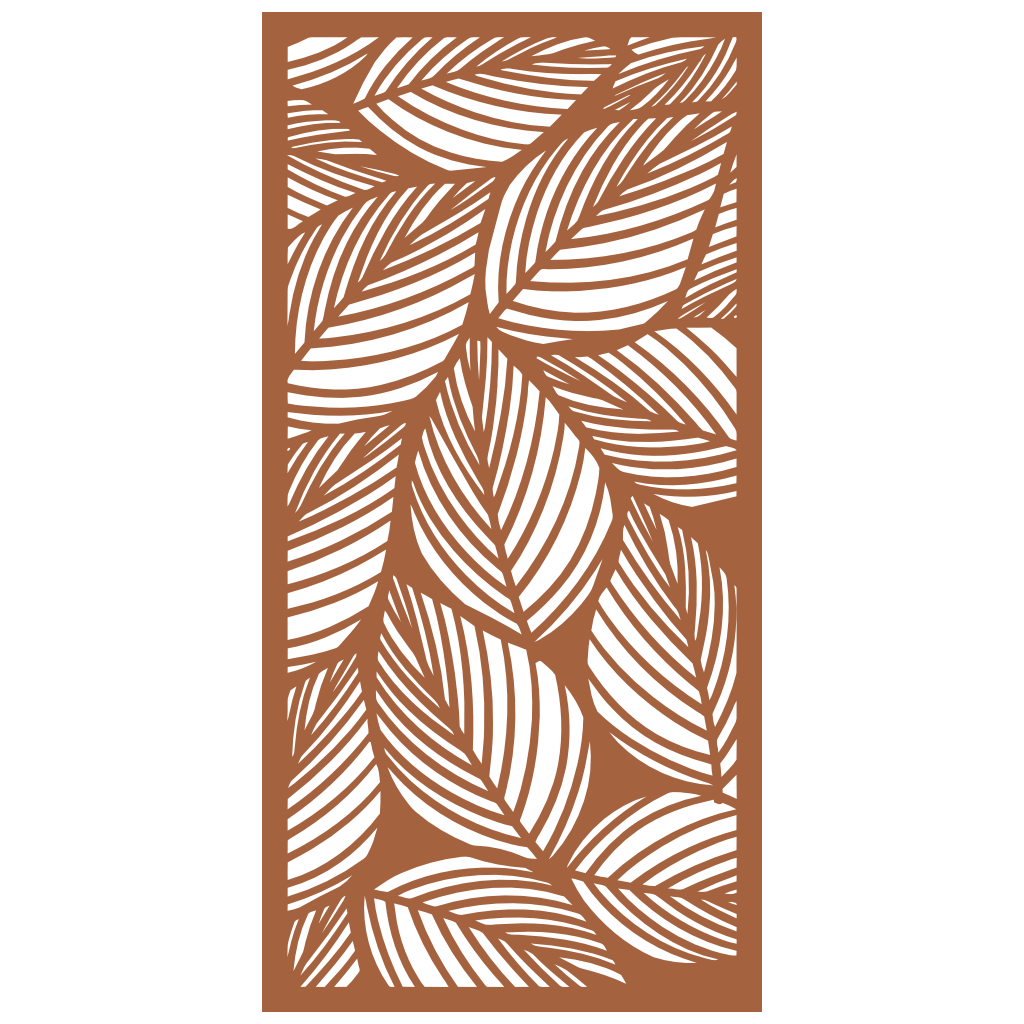 Panel decorativo floral modular para paredes interiores. Diseño elegante con hojas y flores, ideal para decoración moderna y natural.
