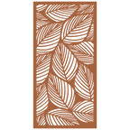 Panel decorativo floral modular para paredes interiores. Diseño elegante con hojas y flores, ideal para decoración moderna y natural.
