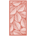 Panel decorativo floral modular para paredes interiores. Diseño elegante con hojas y flores, ideal para decoración moderna y natural.
