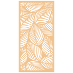 Panel decorativo floral modular para paredes interiores. Diseño elegante con hojas y flores, ideal para decoración moderna y natural.
