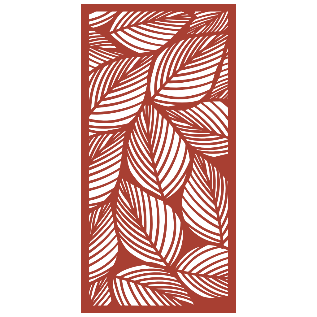 Panel decorativo floral modular para paredes interiores. Diseño elegante con hojas y flores, ideal para decoración moderna y natural.
