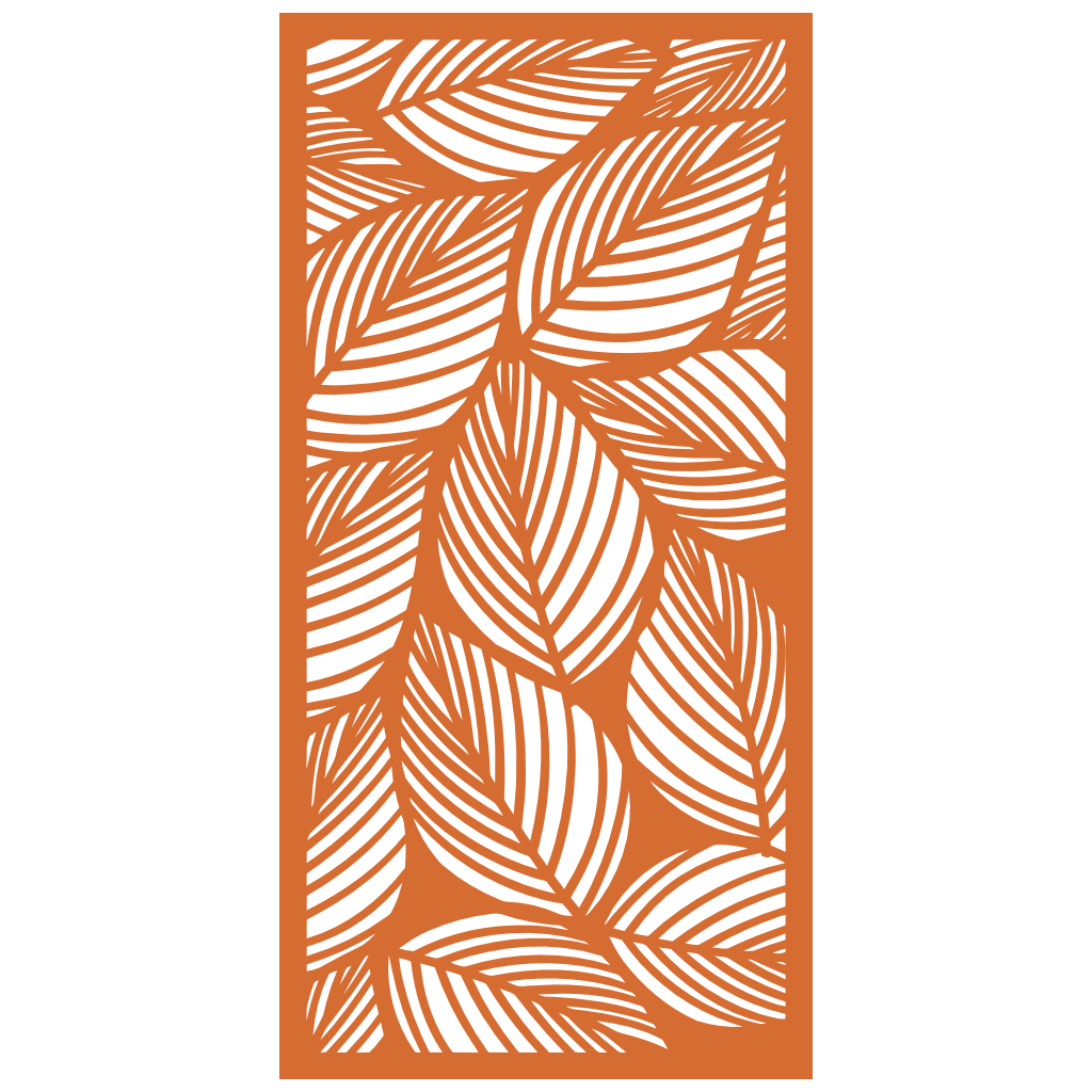 Panel decorativo floral modular para paredes interiores. Diseño elegante con hojas y flores, ideal para decoración moderna y natural.
