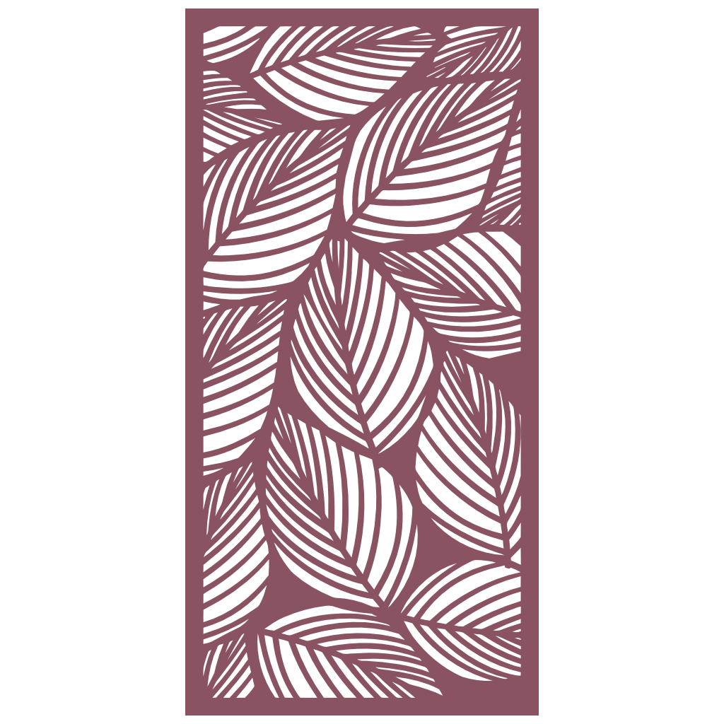 Panel decorativo floral modular para paredes interiores. Diseño elegante con hojas y flores, ideal para decoración moderna y natural.
