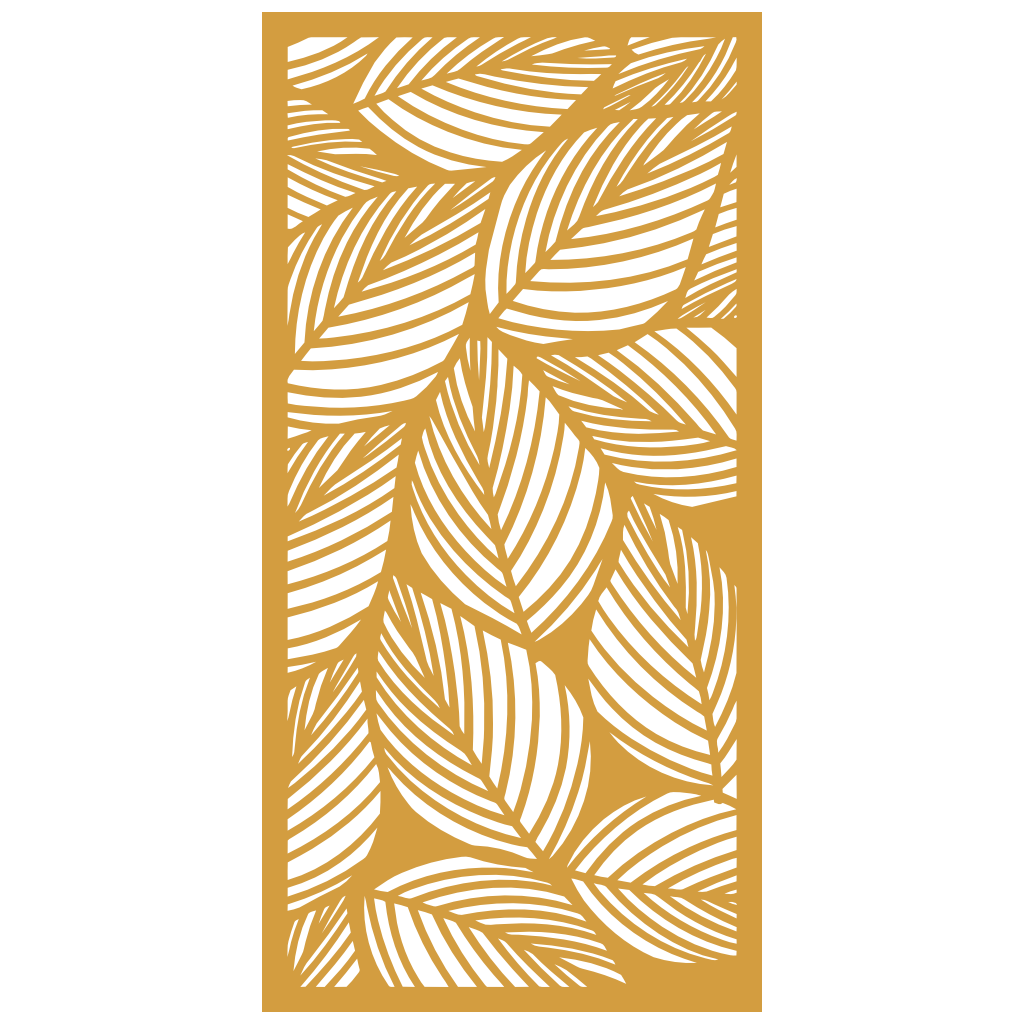 Panel decorativo floral modular para paredes interiores. Diseño elegante con hojas y flores, ideal para decoración moderna y natural.
