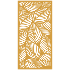 Panel decorativo floral modular para paredes interiores. Diseño elegante con hojas y flores, ideal para decoración moderna y natural.
