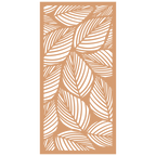 Panel decorativo floral modular para paredes interiores. Diseño elegante con hojas y flores, ideal para decoración moderna y natural.
