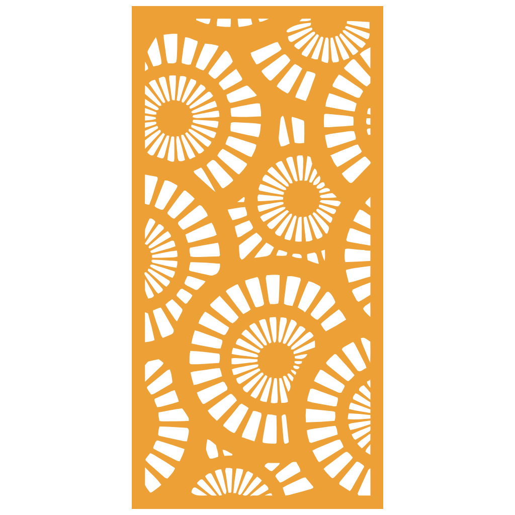 Panel ornamental modular geométrico para diseño de interiores elegantes