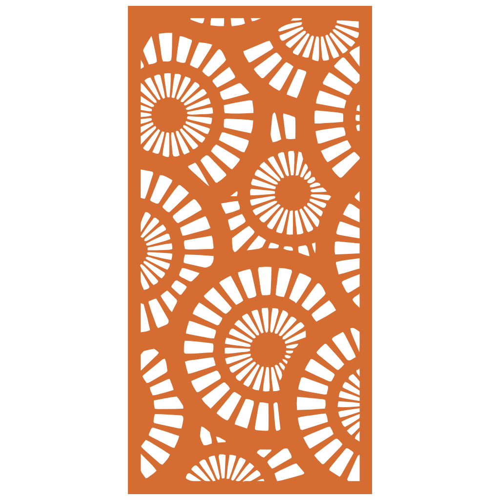 Panel ornamental modular geométrico para diseño de interiores elegantes