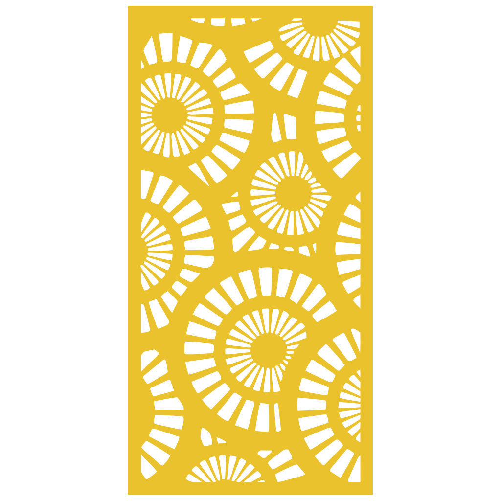 Panel ornamental modular geométrico para diseño de interiores elegantes