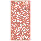 Panel decorativo geométrico modular instalado en pared moderna