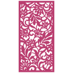 Panel decorativo geométrico modular instalado en pared moderna