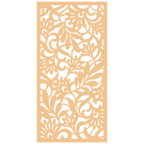 Panel decorativo geométrico modular instalado en pared moderna