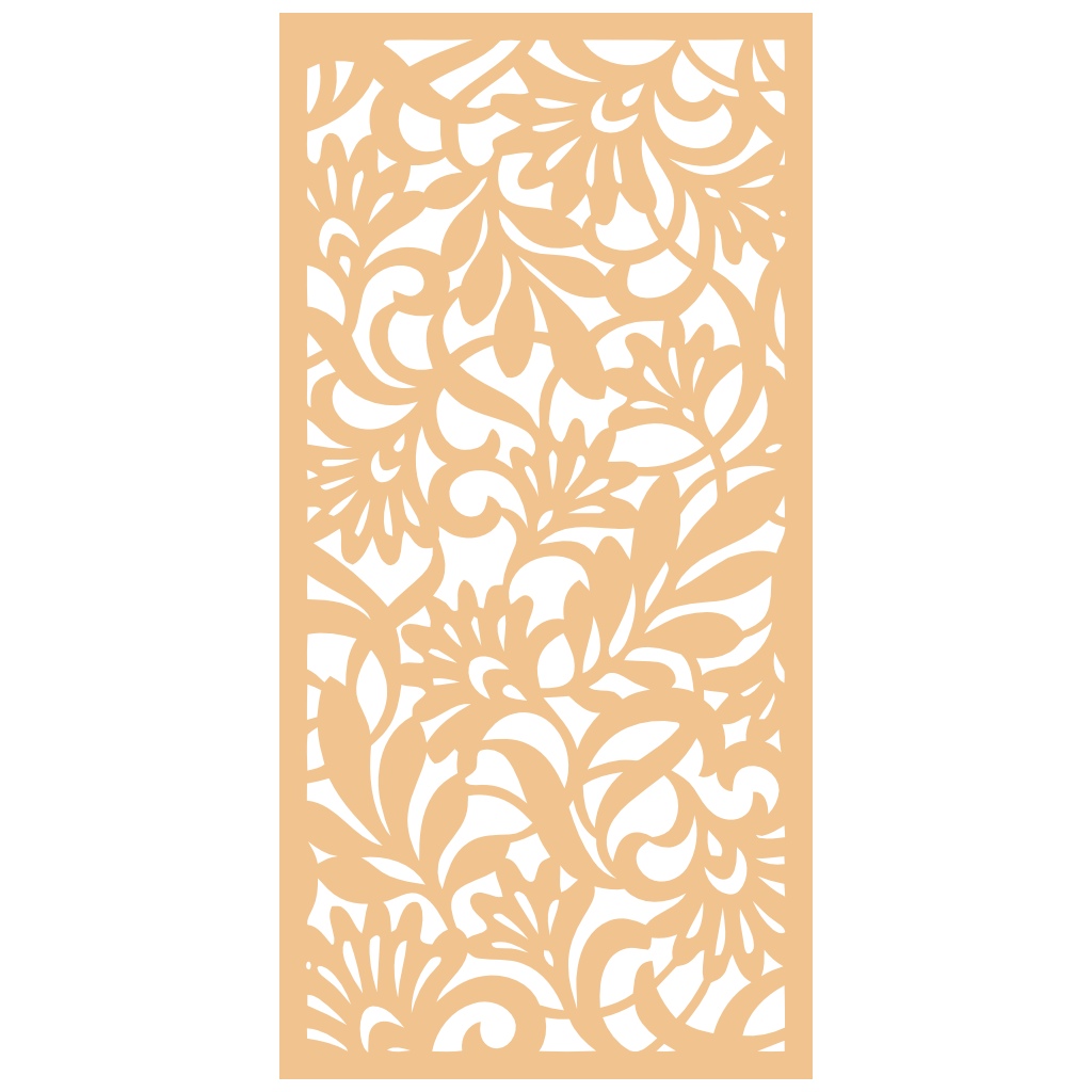 Panel decorativo geométrico modular instalado en pared moderna