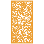 Panel decorativo geométrico modular instalado en pared moderna