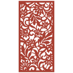 Panel decorativo geométrico modular instalado en pared moderna