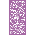 Panel decorativo geométrico modular instalado en pared moderna