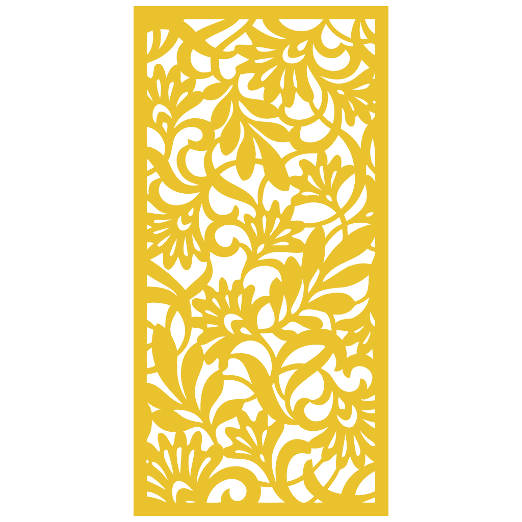 Panel decorativo geométrico modular instalado en pared moderna