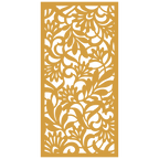 Panel decorativo geométrico modular instalado en pared moderna