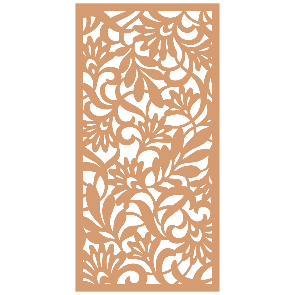 Panel decorativo geométrico modular instalado en pared moderna