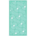 Panel ornamental modular geométrico de madera para decoración de pared interior