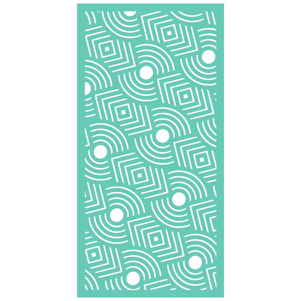 Panel ornamental modular geométrico de madera para decoración de pared interior