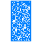 Panel ornamental modular geométrico de madera para decoración de pared interior