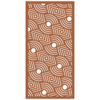 Panel ornamental modular geométrico de madera para decoración de pared interior