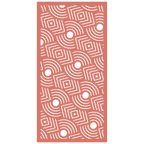 Panel ornamental modular geométrico de madera para decoración de pared interior