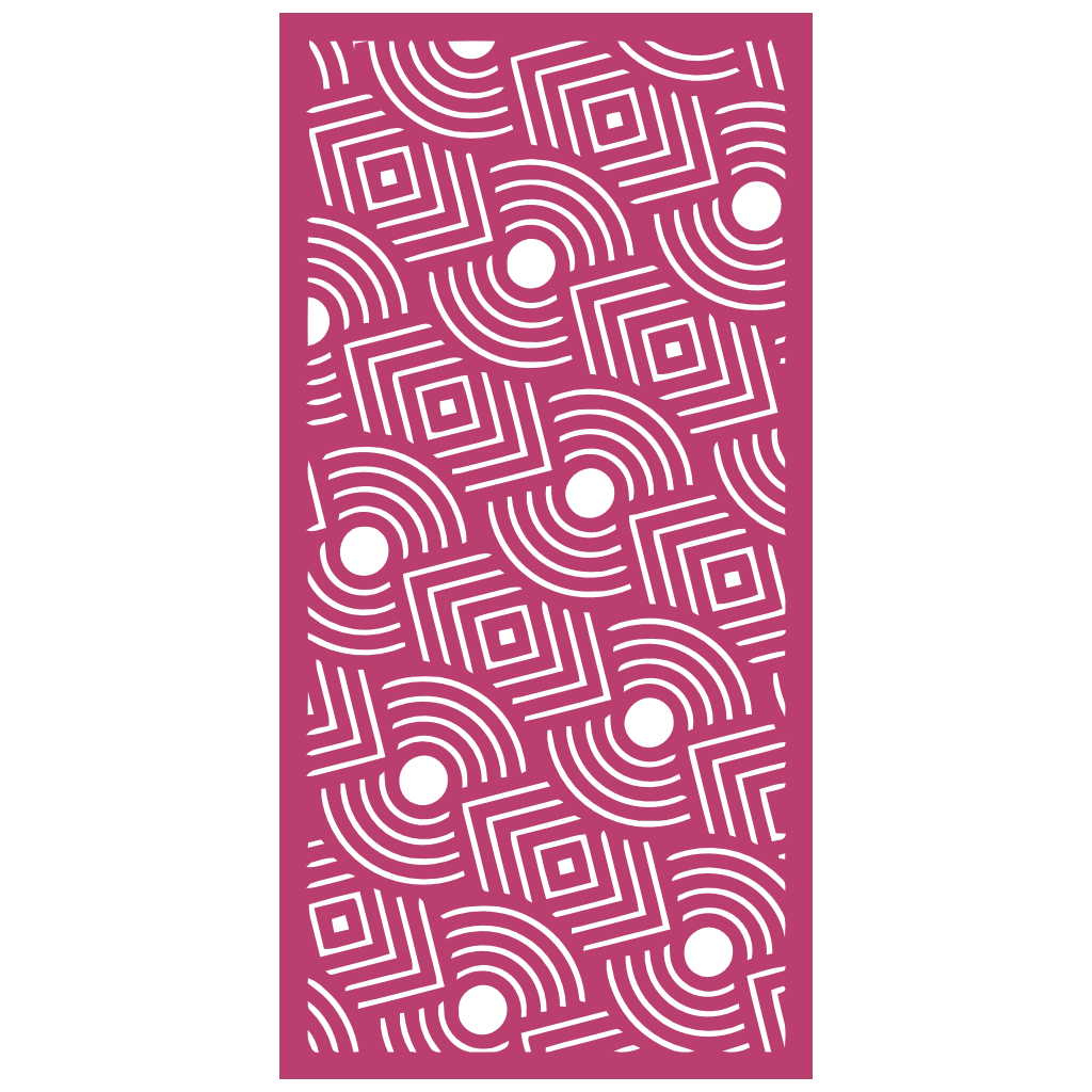 Panel ornamental modular geométrico de madera para decoración de pared interior