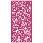 Panel ornamental modular geométrico de madera para decoración de pared interior