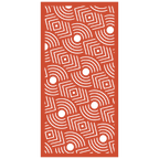 Panel ornamental modular geométrico de madera para decoración de pared interior