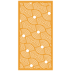 Panel ornamental modular geométrico de madera para decoración de pared interior